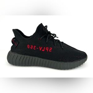 Adidas Originals Yeezy Boost 350 V2 Black Red "Bred" Men Sneakers US 10 - EU 44
